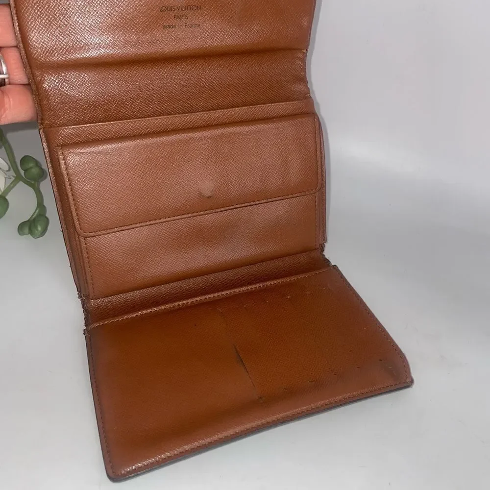 Authentic Louis Vuitton Monogram Tresor Etui Trifold Wallet